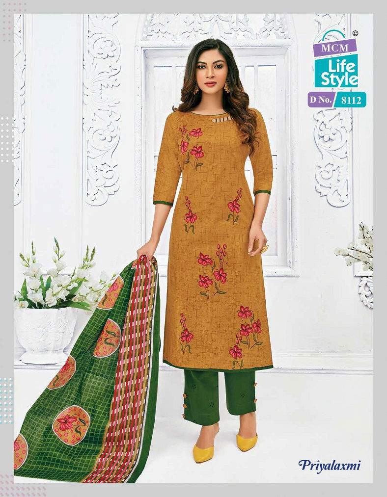 Mcm Lifestyle Priyalaxmi 22 Casual Daily Wear Cotton Printed Dress Material Collection